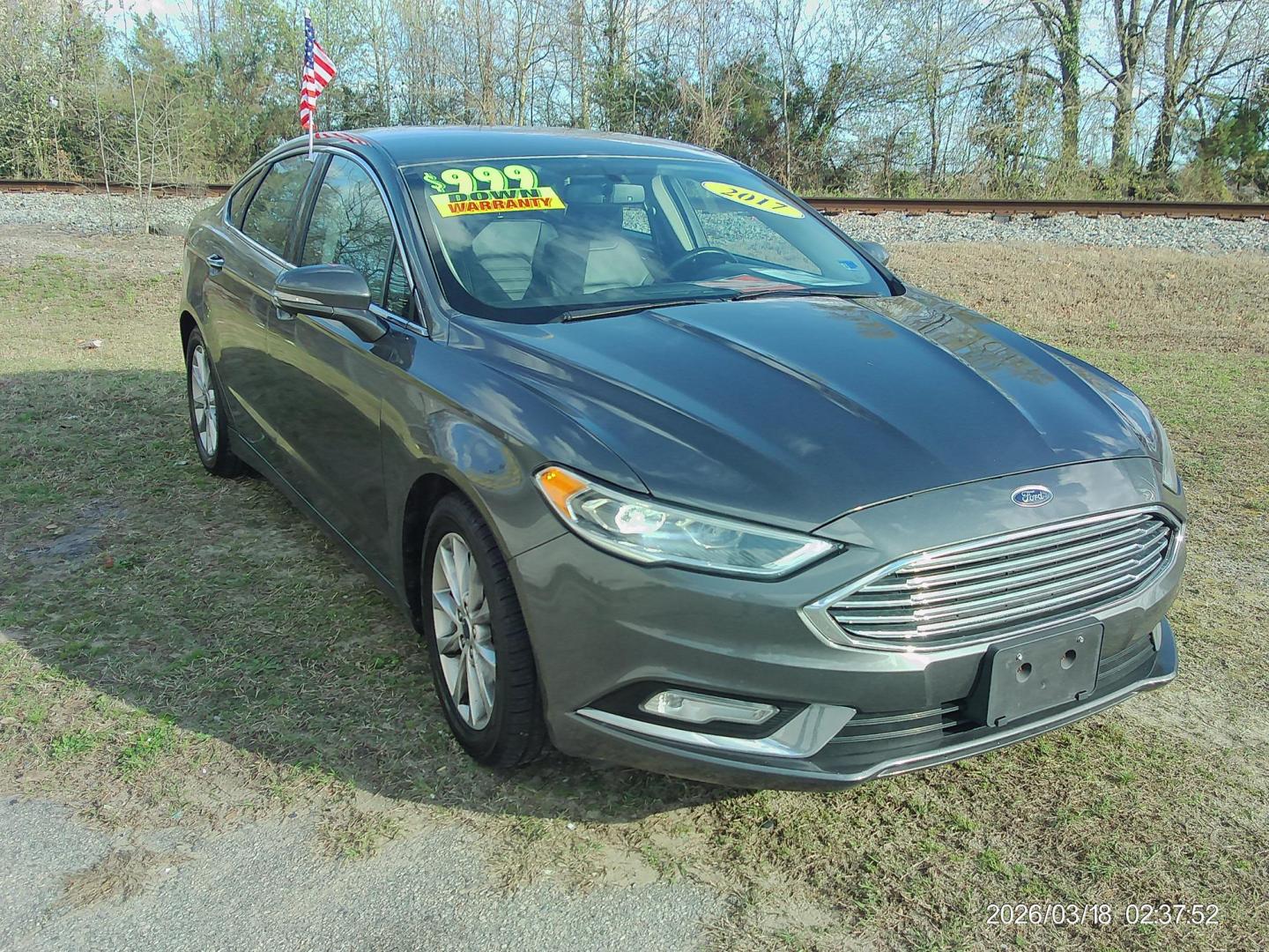 2017 Gray Ford Fusion SE (3FA6P0HD6HR) with an 1.5L L4 DOHC 16V engine, 6A transmission, located at 2553 Airline Blvd, Portsmouth, VA, 23701, (757) 488-8331, 36.813889, -76.357597 - ***VEHICLE TERMS*** Down Payment: $999 Weekly Payment: $120 APR: 23.9% Repayment Terms: 42 Months *** CALL ELIZABETH SMITH - DIRECTOR OF MARKETING @ 757-488-8331 TO SCHEDULE YOUR APPOINTMENT TODAY AND GET PRE-APPROVED RIGHT OVER THE PHONE*** - Photo#3
