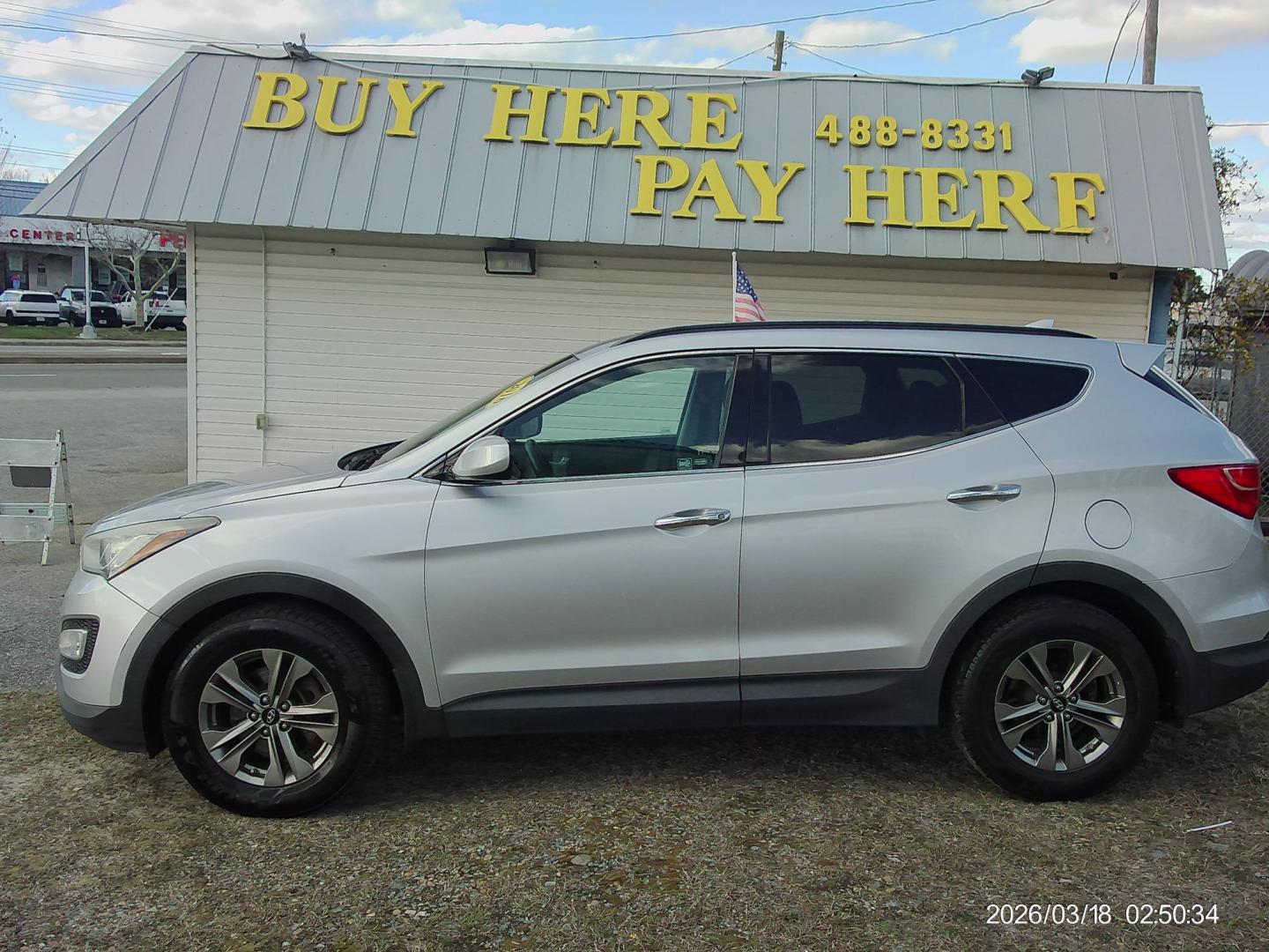 2016 Silver Hyundai Santa Fe Sport 2.4 AWD (5XYZUDLBXGG) with an 2.4L L4 DOHC 16V engine, 6-Speed Automatic transmission, located at 2553 Airline Blvd, Portsmouth, VA, 23701, (757) 488-8331, 36.813889, -76.357597 - ***VEHICLE TERMS*** Down Payment: $999 Weekly Payment: $115 APR: 23.9% Repayment Terms: 42 Months *** CALL ELIZABETH SMITH - DIRECTOR OF MARKETING @ 757-488-8331 TO SCHEDULE YOUR APPOINTMENT TODAY AND GET PRE-APPROVED RIGHT OVER THE PHONE*** - Photo#0