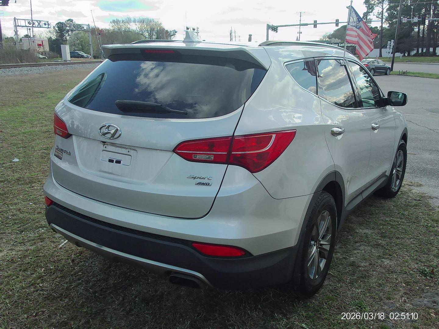2016 Silver Hyundai Santa Fe Sport 2.4 AWD (5XYZUDLBXGG) with an 2.4L L4 DOHC 16V engine, 6-Speed Automatic transmission, located at 2553 Airline Blvd, Portsmouth, VA, 23701, (757) 488-8331, 36.813889, -76.357597 - ***VEHICLE TERMS*** Down Payment: $999 Weekly Payment: $115 APR: 23.9% Repayment Terms: 42 Months *** CALL ELIZABETH SMITH - DIRECTOR OF MARKETING @ 757-488-8331 TO SCHEDULE YOUR APPOINTMENT TODAY AND GET PRE-APPROVED RIGHT OVER THE PHONE*** - Photo#5