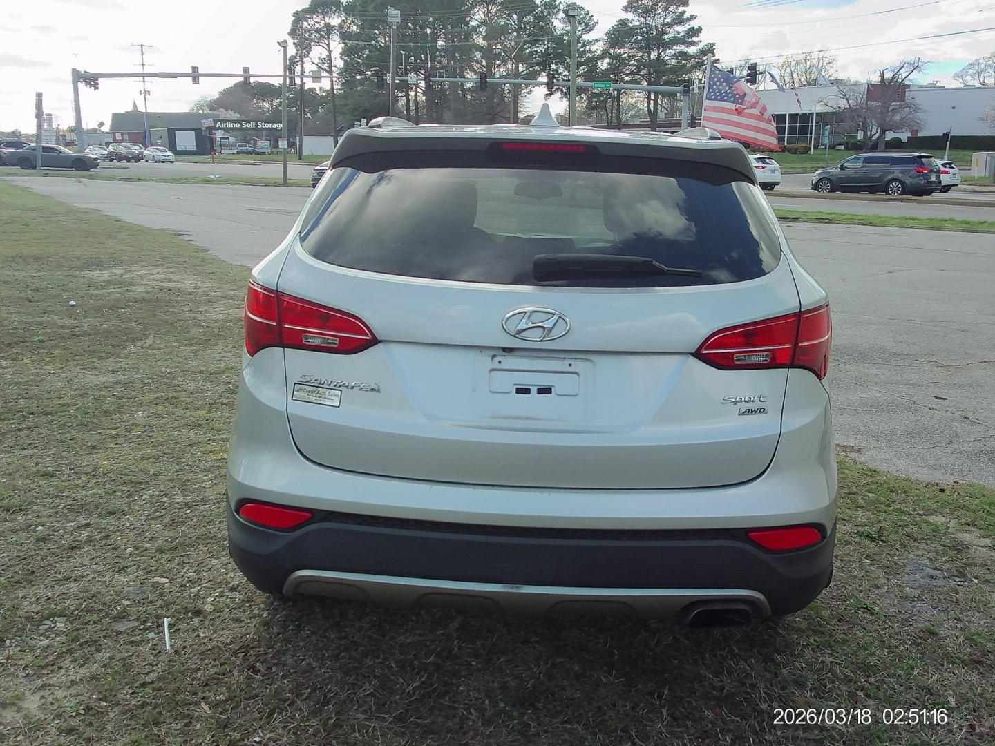 2016 Silver Hyundai Santa Fe Sport 2.4 AWD (5XYZUDLBXGG) with an 2.4L L4 DOHC 16V engine, 6-Speed Automatic transmission, located at 2553 Airline Blvd, Portsmouth, VA, 23701, (757) 488-8331, 36.813889, -76.357597 - ***VEHICLE TERMS*** Down Payment: $999 Weekly Payment: $115 APR: 23.9% Repayment Terms: 42 Months *** CALL ELIZABETH SMITH - DIRECTOR OF MARKETING @ 757-488-8331 TO SCHEDULE YOUR APPOINTMENT TODAY AND GET PRE-APPROVED RIGHT OVER THE PHONE*** - Photo#6