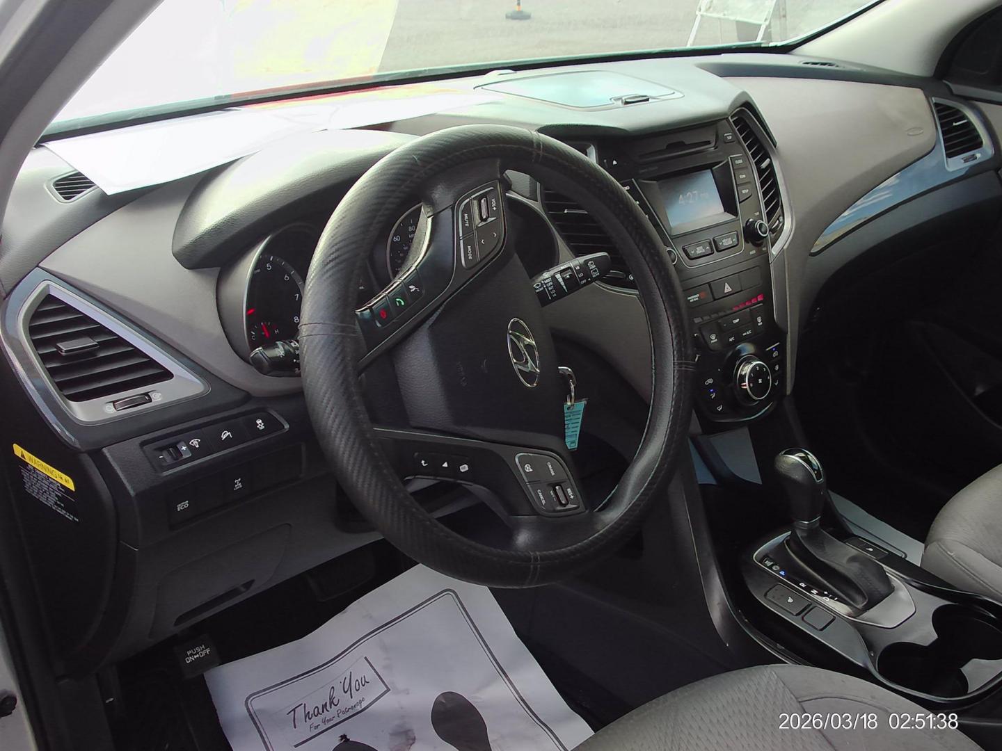 2016 Silver Hyundai Santa Fe Sport 2.4 AWD (5XYZUDLBXGG) with an 2.4L L4 DOHC 16V engine, 6-Speed Automatic transmission, located at 2553 Airline Blvd, Portsmouth, VA, 23701, (757) 488-8331, 36.813889, -76.357597 - ***VEHICLE TERMS*** Down Payment: $999 Weekly Payment: $115 APR: 23.9% Repayment Terms: 42 Months *** CALL ELIZABETH SMITH - DIRECTOR OF MARKETING @ 757-488-8331 TO SCHEDULE YOUR APPOINTMENT TODAY AND GET PRE-APPROVED RIGHT OVER THE PHONE*** - Photo#9