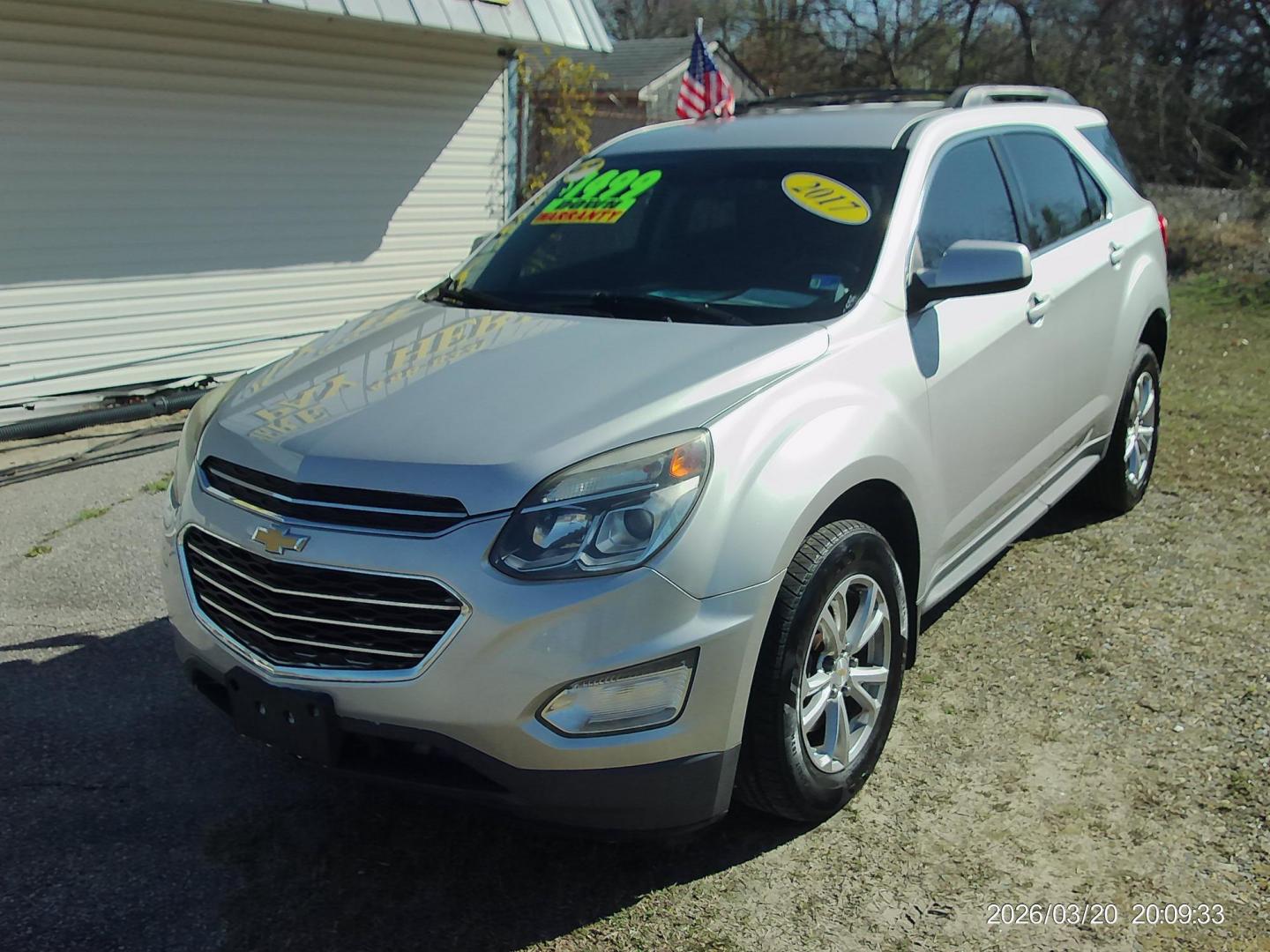 2017 Silver Chevrolet Equinox LT 2WD (2GNALCEK5H1) with an 2.4L L4 DOHC 16V FFV engine, 6A transmission, located at 2553 Airline Blvd, Portsmouth, VA, 23701, (757) 488-8331, 36.813889, -76.357597 - ***VEHICLE TERMS*** Down Payment: $1499 Weekly Payment: $120 APR: 23.9% Repayment Terms: 42 Months *** CALL ELIZABETH SMITH - DIRECTOR OF MARKETING @ 757-488-8331 TO SCHEDULE YOUR APPOINTMENT TODAY AND GET PRE-APPROVED RIGHT OVER THE PHONE*** - Photo#1