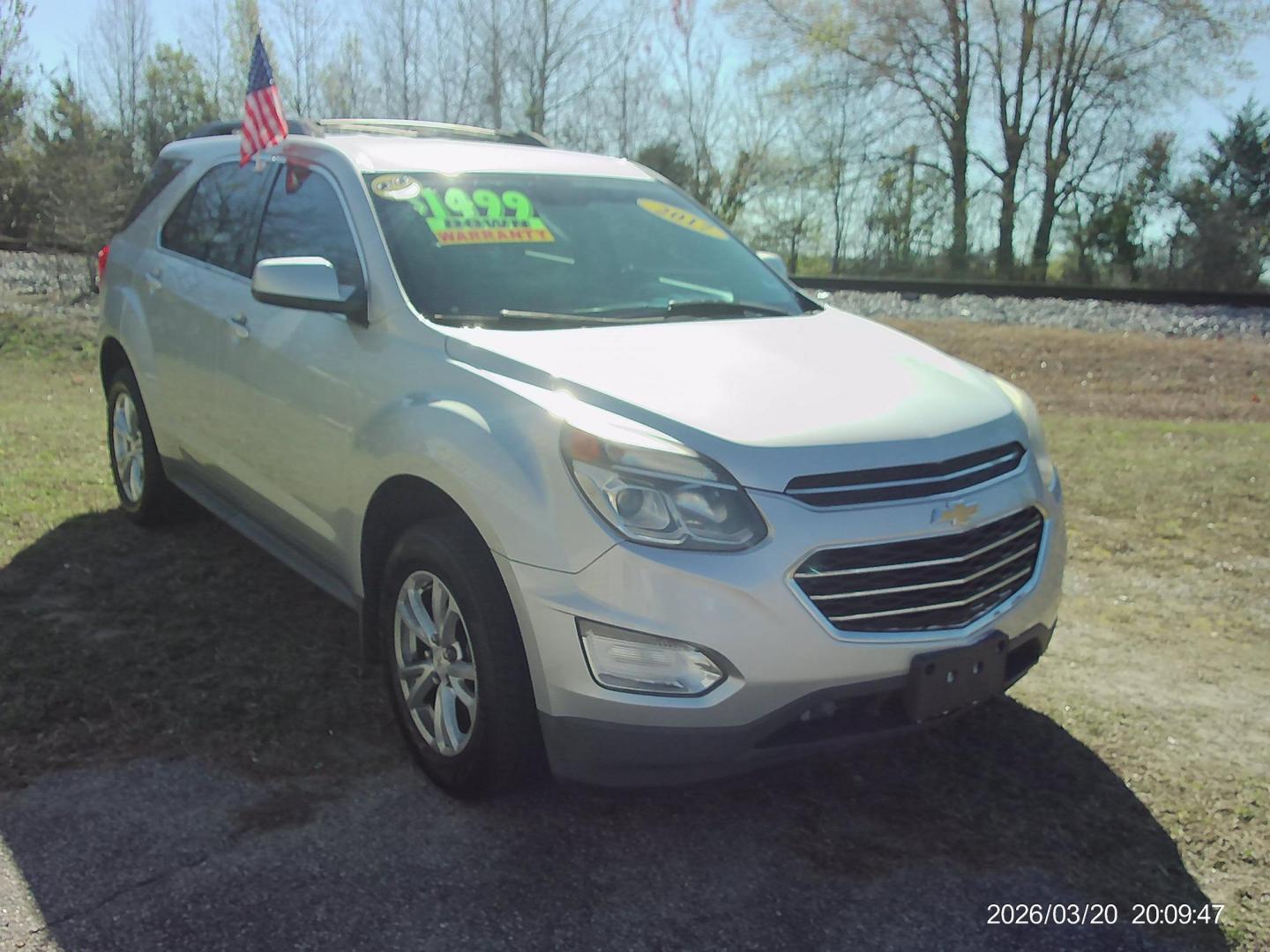 2017 Silver Chevrolet Equinox LT 2WD (2GNALCEK5H1) with an 2.4L L4 DOHC 16V FFV engine, 6A transmission, located at 2553 Airline Blvd, Portsmouth, VA, 23701, (757) 488-8331, 36.813889, -76.357597 - ***VEHICLE TERMS*** Down Payment: $1499 Weekly Payment: $120 APR: 23.9% Repayment Terms: 42 Months *** CALL ELIZABETH SMITH - DIRECTOR OF MARKETING @ 757-488-8331 TO SCHEDULE YOUR APPOINTMENT TODAY AND GET PRE-APPROVED RIGHT OVER THE PHONE*** - Photo#3