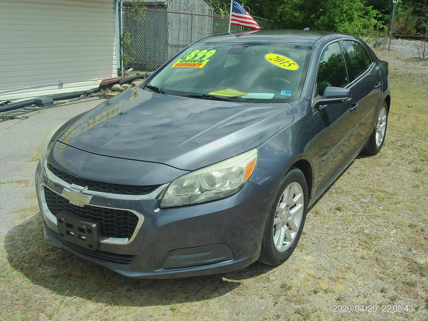2015 Blue Chevrolet Malibu 1LT (1G11C5SL5FF) with an 2.5L L4 DOHC 16V engine, 6-Speed Automatic transmission, located at 2553 Airline Blvd, Portsmouth, VA, 23701, (757) 488-8331, 36.813889, -76.357597 - ***VEHICLE TERMS*** Down Payment: $899 Weekly Payment: $110 APR: 23.9% Repayment Terms: 42 Months *** CALL ELIZABETH SMITH - DIRECTOR OF MARKETING @ 757-488-8331 TO SCHEDULE YOUR APPOINTMENT TODAY AND GET PRE-APPROVED RIGHT OVER THE PHONE*** - Photo#1