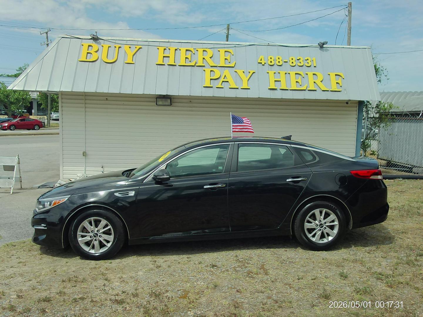 2017 Black Kia Optima LX (KNAGT4L35H5) with an 2.4L L4 DOHC 16V engine, 6A transmission, located at 2553 Airline Blvd, Portsmouth, VA, 23701, (757) 488-8331, 36.813889, -76.357597 - ***VEHICLE TERMS*** Down Payment: $999 Weekly Payment: $115 APR: 23.9% Repayment Terms: 42 Months *** CALL ELIZABETH SMITH - DIRECTOR OF MARKETING @ 757-488-8331 TO SCHEDULE YOUR APPOINTMENT TODAY AND GET PRE-APPROVED RIGHT OVER THE PHONE*** - Photo#0