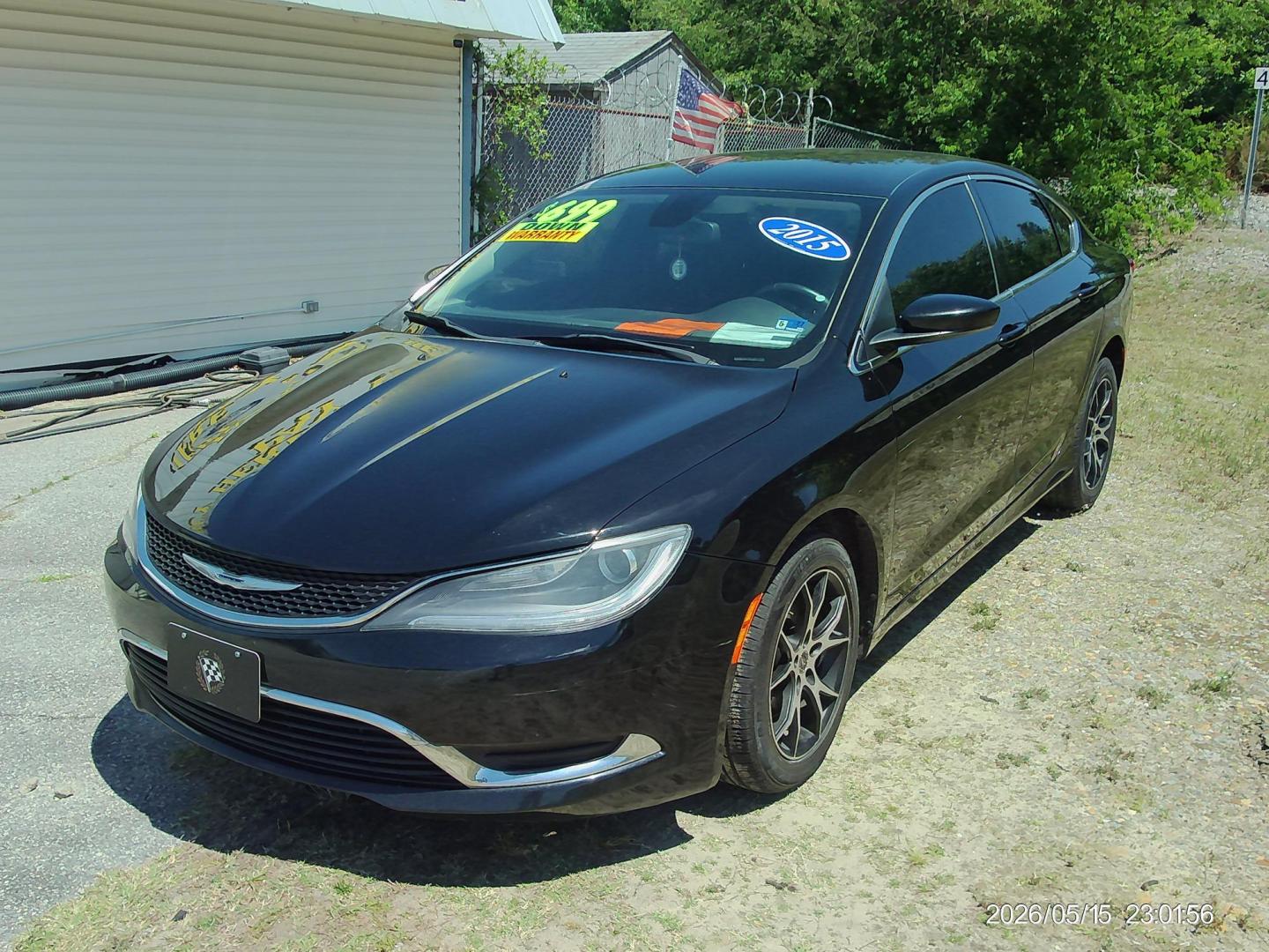 2015 Black Chrysler 200 Limited (1C3CCCAB1FN) with an 2.4L L4 DOHC 16V engine, 9-Speed Automatic transmission, located at 2553 Airline Blvd, Portsmouth, VA, 23701, (757) 488-8331, 36.813889, -76.357597 - ***VEHICLE TERMS*** Down Payment: $699 Weekly Payment: $105 APR: 23.9% Repayment Terms: 42 Months *** CALL ELIZABETH SMITH - DIRECTOR OF MARKETING @ 757-488-8331 TO SCHEDULE YOUR APPOINTMENT TODAY AND GET PRE-APPROVED RIGHT OVER THE PHONE*** - Photo#1