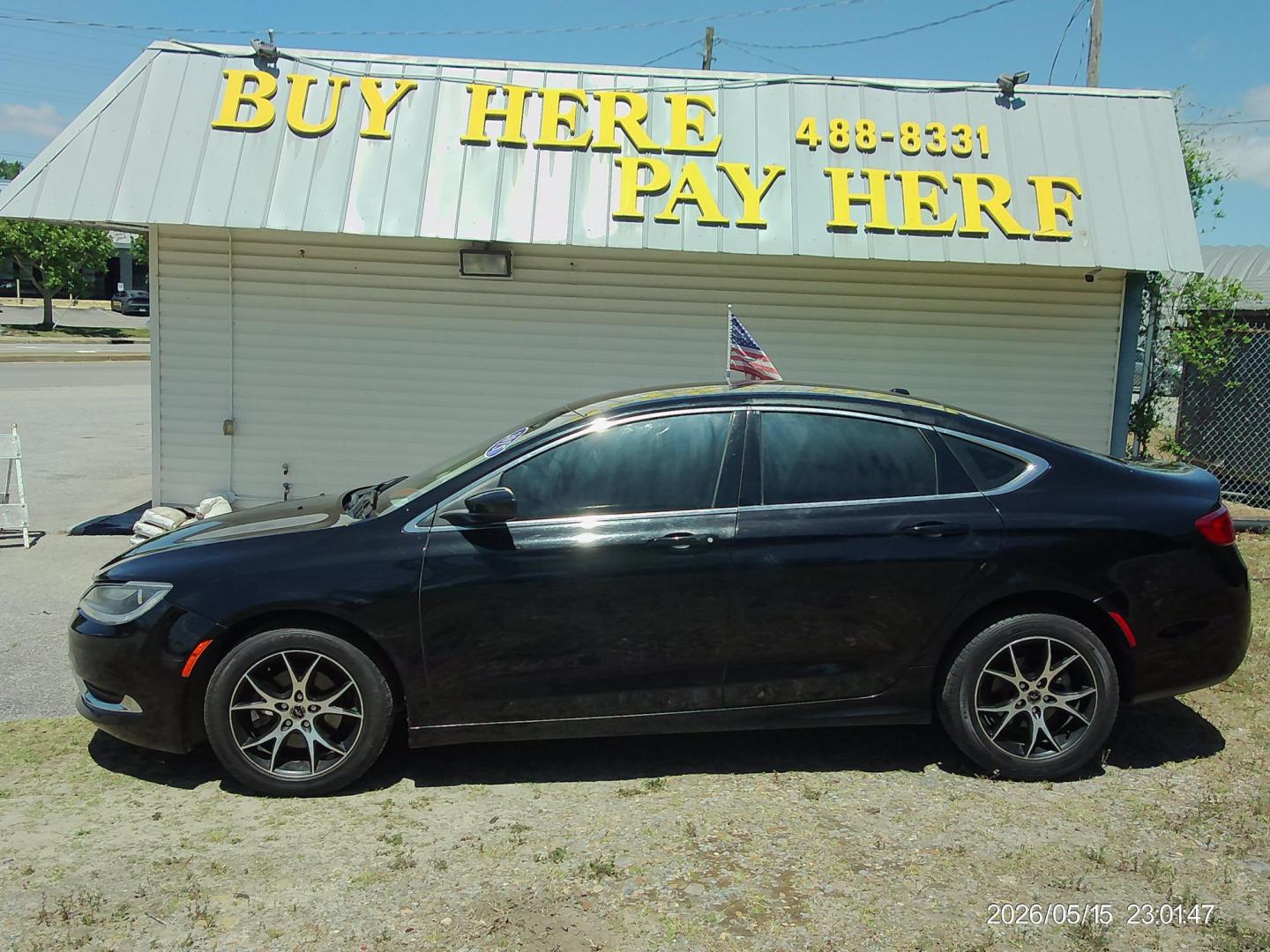 2015 Black Chrysler 200 Limited (1C3CCCAB1FN) with an 2.4L L4 DOHC 16V engine, 9-Speed Automatic transmission, located at 2553 Airline Blvd, Portsmouth, VA, 23701, (757) 488-8331, 36.813889, -76.357597 - ***VEHICLE TERMS*** Down Payment: $699 Weekly Payment: $105 APR: 23.9% Repayment Terms: 42 Months *** CALL ELIZABETH SMITH - DIRECTOR OF MARKETING @ 757-488-8331 TO SCHEDULE YOUR APPOINTMENT TODAY AND GET PRE-APPROVED RIGHT OVER THE PHONE*** - Photo#0