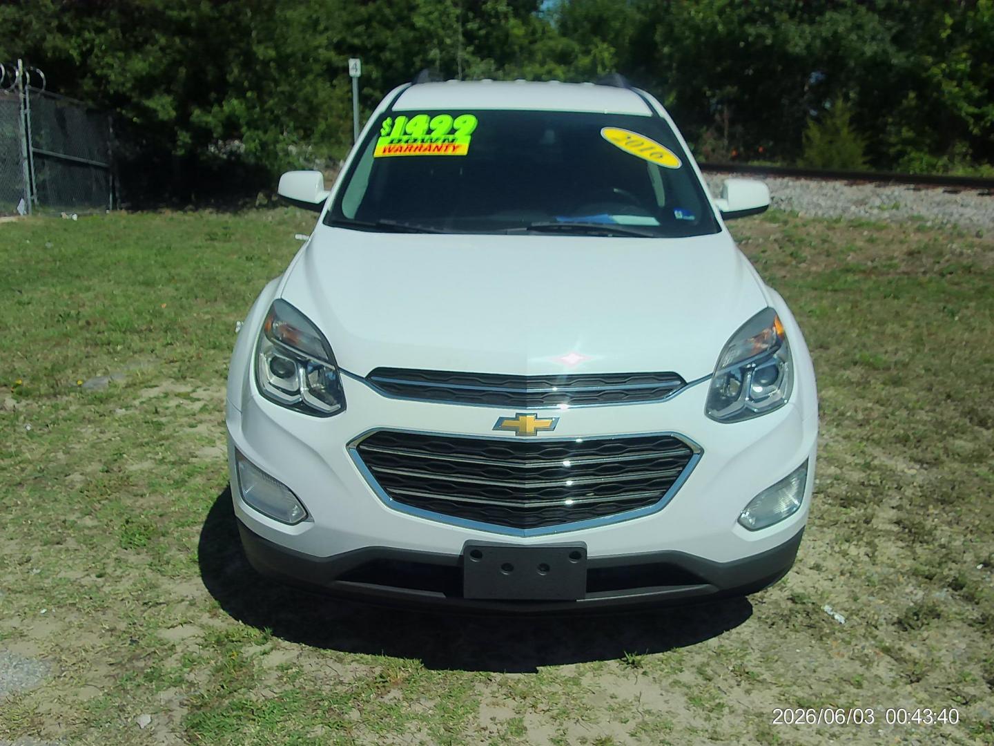 2016 White Chevrolet Equinox LT AWD (2GNFLFEK3G6) with an 2.4L L4 DOHC 16V FFV engine, 6A transmission, located at 2553 Airline Blvd, Portsmouth, VA, 23701, (757) 488-8331, 36.813889, -76.357597 - ***VEHICLE TERMS*** Down Payment: $1499 Weekly Payment: $120 APR: 23.9% Repayment Terms: 42 Months *** CALL ELIZABETH SMITH - DIRECTOR OF MARKETING @ 757-488-8331 TO SCHEDULE YOUR APPOINTMENT TODAY AND GET PRE-APPROVED RIGHT OVER THE PHONE*** - Photo#2