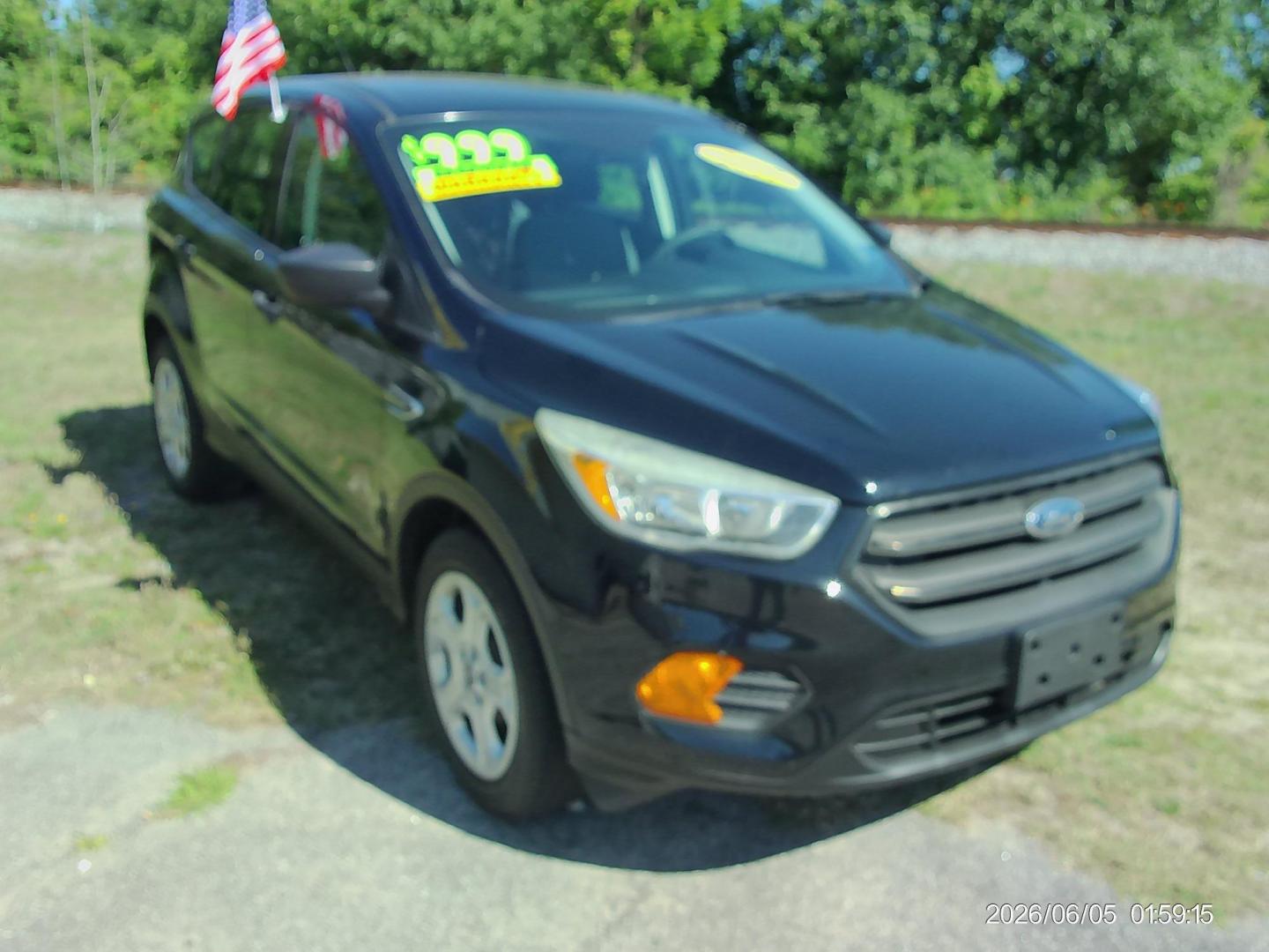 2017 Black Ford Escape S FWD (1FMCU0F71HU) with an 2.5L L4 DOHC 16V engine, 6A transmission, located at 2553 Airline Blvd, Portsmouth, VA, 23701, (757) 488-8331, 36.813889, -76.357597 - ***VEHICLE TERMS*** Down Payment: $999 Weekly Payment: $120 APR: 23.9% Repayment Terms: 42 Months *** CALL ELIZABETH SMITH - DIRECTOR OF MARKETING @ 757-488-8331 TO SCHEDULE YOUR APPOINTMENT TODAY AND GET PRE-APPROVED RIGHT OVER THE PHONE*** - Photo#3