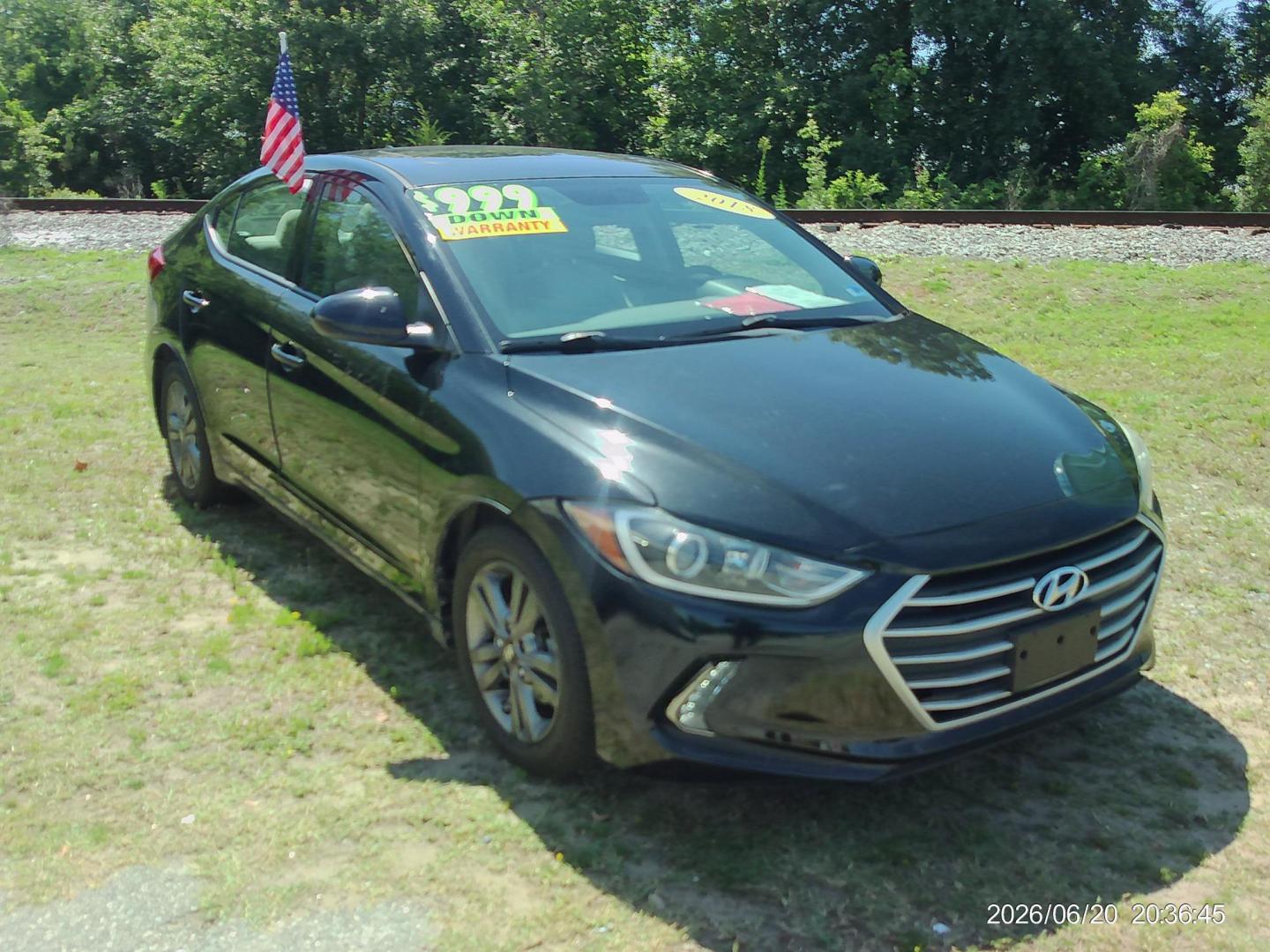 2018 Black Hyundai Elantra Limited (5NPD84LF1JH) with an 1.8L L4 DOHC 16V engine, 6A transmission, located at 2553 Airline Blvd, Portsmouth, VA, 23701, (757) 488-8331, 36.813889, -76.357597 - ***VEHICLE TERMS*** Down Payment: $999 Weekly Payment: $125 APR: 23.9% Repayment Terms: 42 Months *** CALL ELIZABETH SMITH - DIRECTOR OF MARKETING @ 757-488-8331 TO SCHEDULE YOUR APPOINTMENT TODAY AND GET PRE-APPROVED RIGHT OVER THE PHONE***- Photo#3