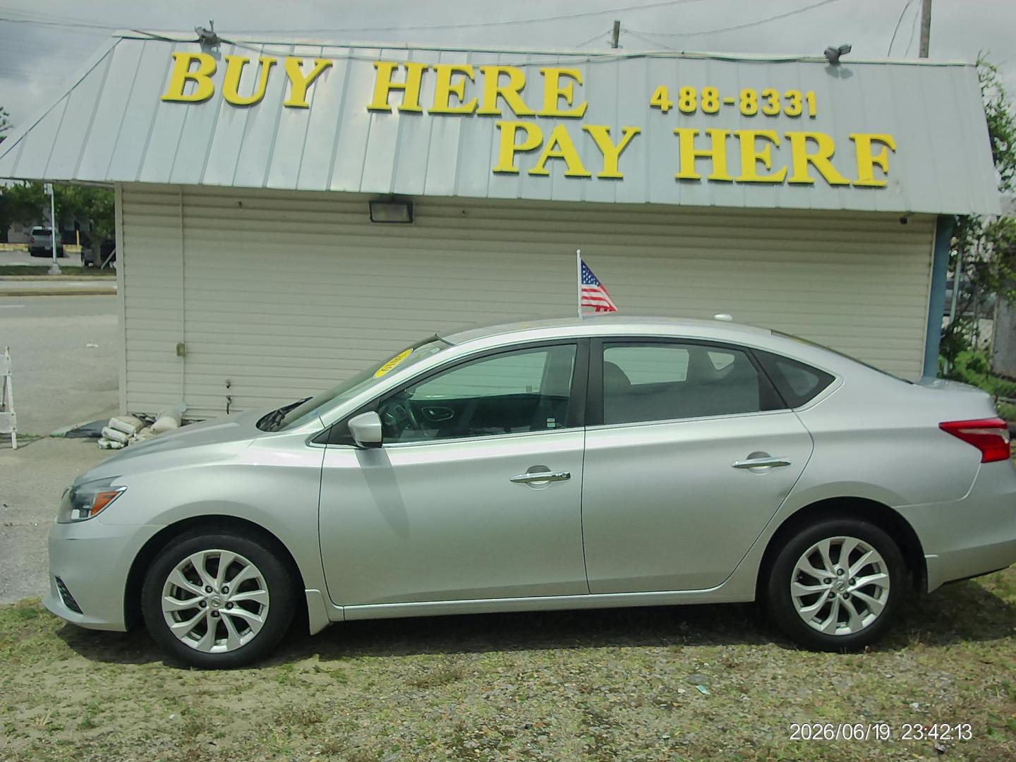 2019 Silver Nissan Sentra S CVT (3N1AB7AP6KY) with an 1.8L L4 SFI DOHC 16V engine, CVT transmission, located at 2553 Airline Blvd, Portsmouth, VA, 23701, (757) 488-8331, 36.813889, -76.357597 - ***VEHICLE TERMS*** Down Payment: $899 Weekly Payment: $115 APR: 23.9% Repayment Terms: 42 Months *** CALL ELIZABETH SMITH - DIRECTOR OF MARKETING @ 757-488-8331 TO SCHEDULE YOUR APPOINTMENT TODAY AND GET PRE-APPROVED RIGHT OVER THE PHONE***- Photo#0