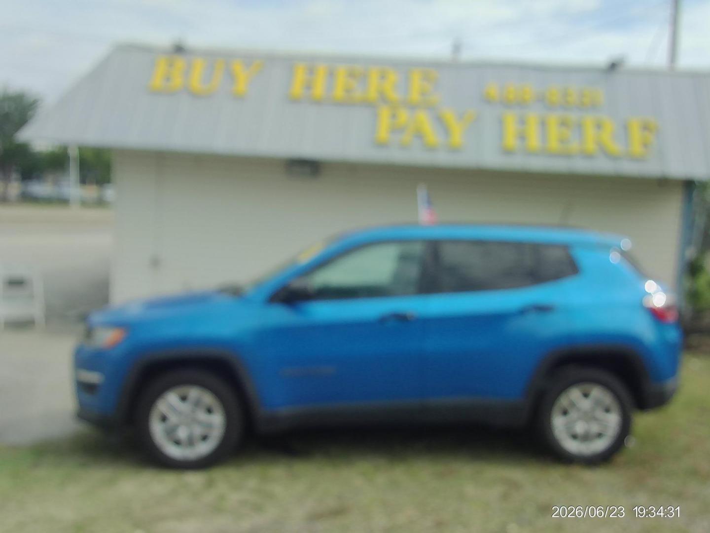 2018 Blue Jeep Compass Sport FWD (3C4NJCAB2JT) with an 2.4L L4 DOHC 16V engine, located at 2553 Airline Blvd, Portsmouth, VA, 23701, (757) 488-8331, 36.813889, -76.357597 - ***VEHICLE TERMS*** Down Payment: $1499 Weekly Payment: $120 APR: 23.9% Repayment Terms: 42 Months *** CALL ELIZABETH SMITH - DIRECTOR OF MARKETING @ 757-488-8331 TO SCHEDULE YOUR APPOINTMENT TODAY AND GET PRE-APPROVED RIGHT OVER THE PHONE*** - Photo#0