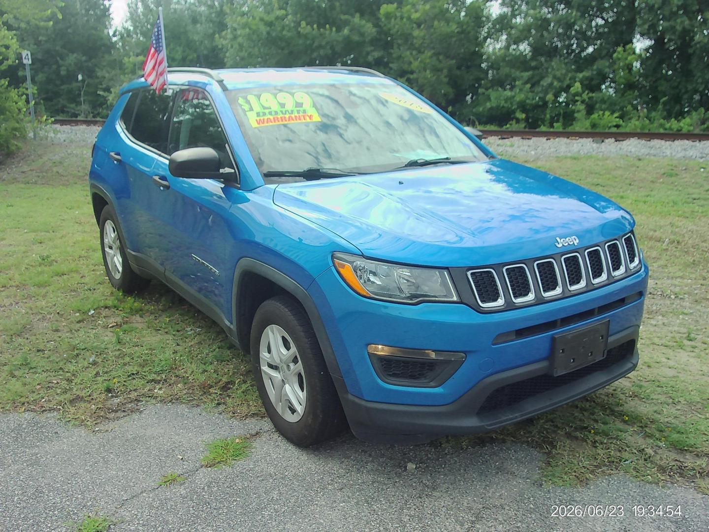 2018 Blue Jeep Compass Sport FWD (3C4NJCAB2JT) with an 2.4L L4 DOHC 16V engine, located at 2553 Airline Blvd, Portsmouth, VA, 23701, (757) 488-8331, 36.813889, -76.357597 - ***VEHICLE TERMS*** Down Payment: $1499 Weekly Payment: $120 APR: 23.9% Repayment Terms: 42 Months *** CALL ELIZABETH SMITH - DIRECTOR OF MARKETING @ 757-488-8331 TO SCHEDULE YOUR APPOINTMENT TODAY AND GET PRE-APPROVED RIGHT OVER THE PHONE*** - Photo#3