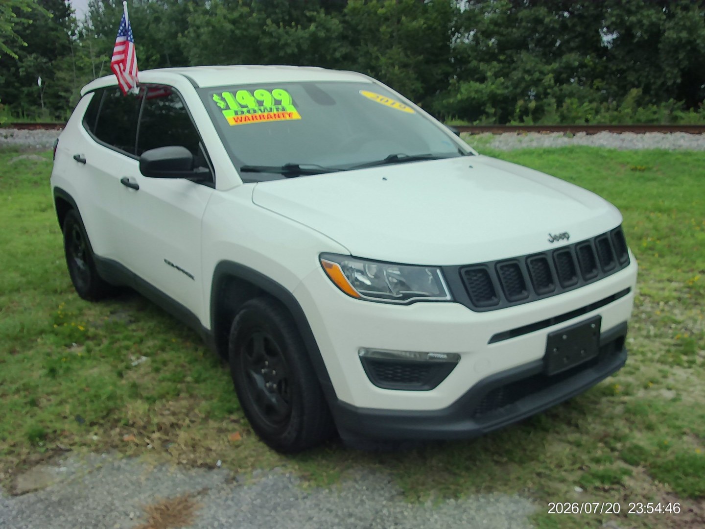 2019 White Jeep Compass Sport FWD (3C4NJCAB1KT) with an 2.4L L4 DOHC 16V engine, located at 2553 Airline Blvd, Portsmouth, VA, 23701, (757) 488-8331, 36.813889, -76.357597 - ***VEHICLE TERMS*** Down Payment: $1499 Weekly Payment: $125 APR: 23.9% Repayment Terms: 42 Months *** CALL ELIZABETH SMITH - DIRECTOR OF MARKETING @ 757-488-8331 TO SCHEDULE YOUR APPOINTMENT TODAY AND GET PRE-APPROVED RIGHT OVER THE PHONE***- Photo#3