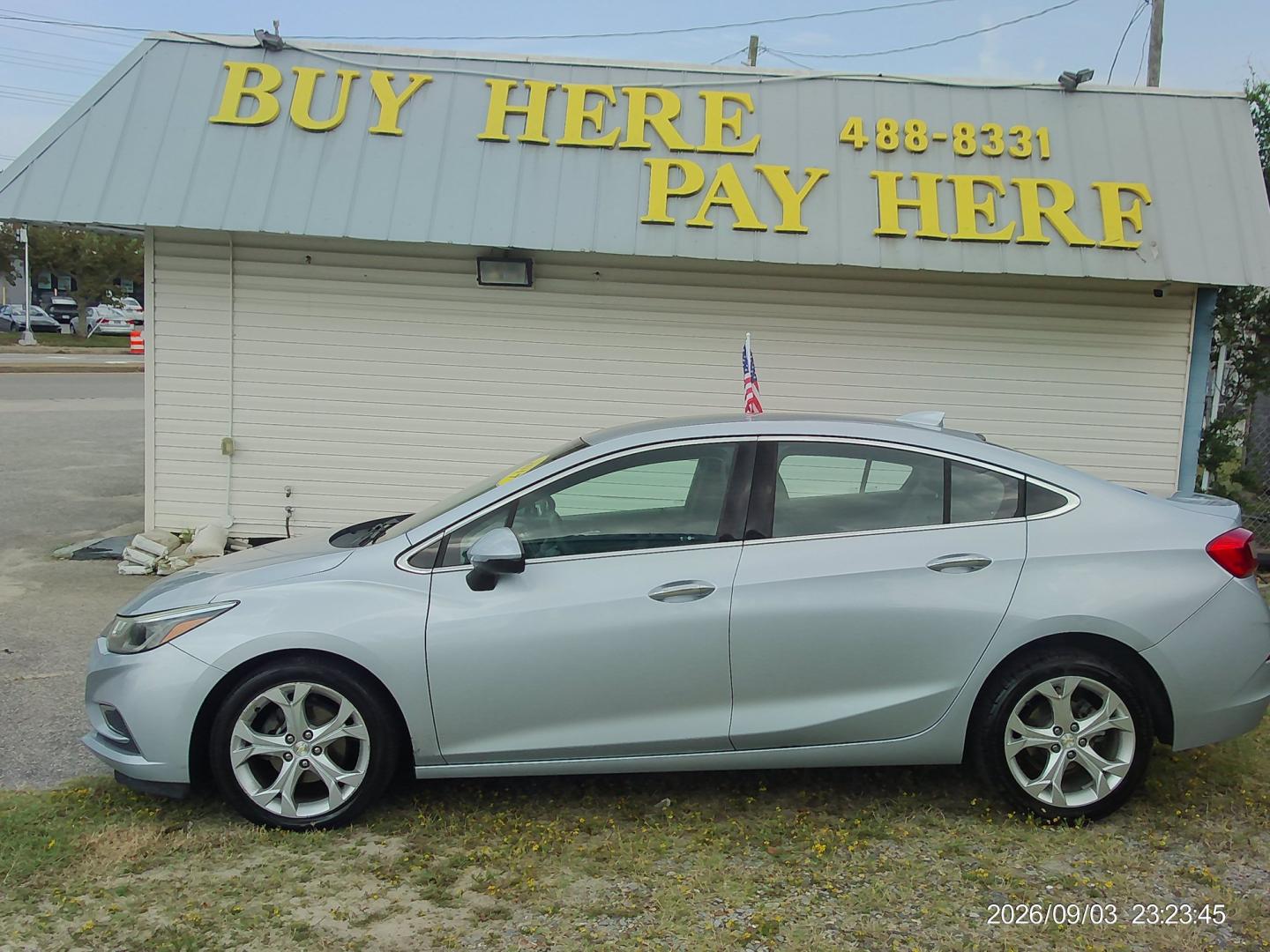 2017 Blue Chevrolet Cruze Premier Auto (1G1BF5SM3H7) with an 1.4L L4 DOHC 16V TURBO engine, 6A transmission, located at 2553 Airline Blvd, Portsmouth, VA, 23701, (757) 488-8331, 36.813889, -76.357597 - ***VEHICLE TERMS*** Down Payment: $2499 Weekly Payment: $110 APR: 23.9% Repayment Terms: 42 Months *** CALL ELIZABETH SMITH - DIRECTOR OF MARKETING @ 757-488-8331 TO SCHEDULE YOUR APPOINTMENT TODAY AND GET PRE-APPROVED RIGHT OVER THE PHONE***- Photo#0