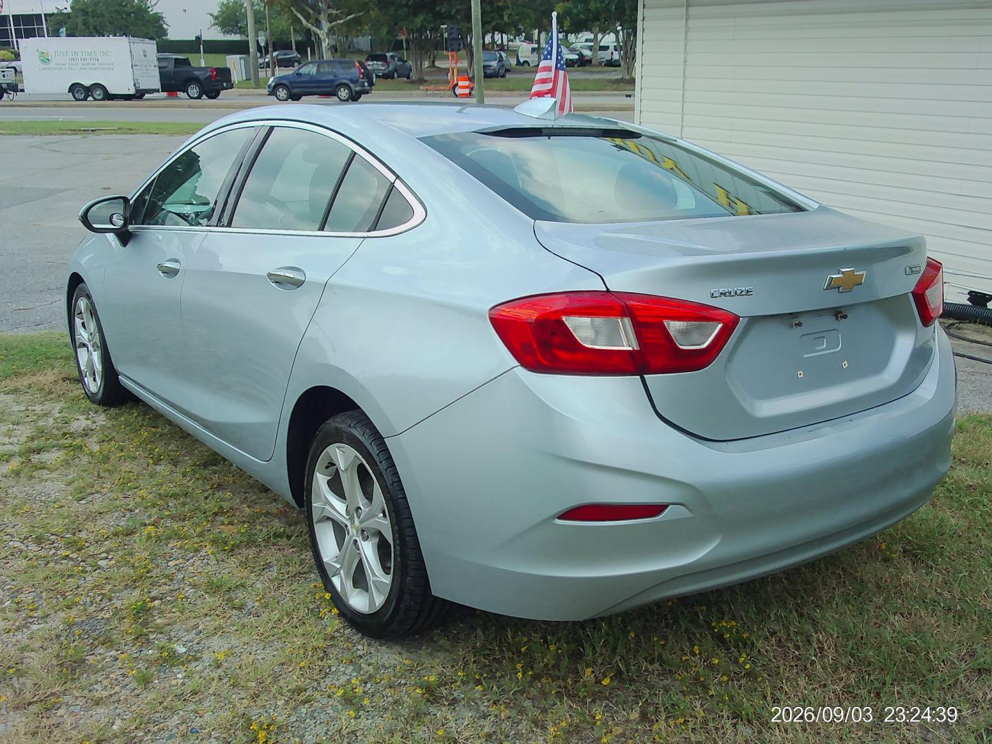 2017 Blue Chevrolet Cruze Premier Auto (1G1BF5SM3H7) with an 1.4L L4 DOHC 16V TURBO engine, 6A transmission, located at 2553 Airline Blvd, Portsmouth, VA, 23701, (757) 488-8331, 36.813889, -76.357597 - ***VEHICLE TERMS*** Down Payment: $2499 Weekly Payment: $110 APR: 23.9% Repayment Terms: 42 Months *** CALL ELIZABETH SMITH - DIRECTOR OF MARKETING @ 757-488-8331 TO SCHEDULE YOUR APPOINTMENT TODAY AND GET PRE-APPROVED RIGHT OVER THE PHONE***- Photo#7