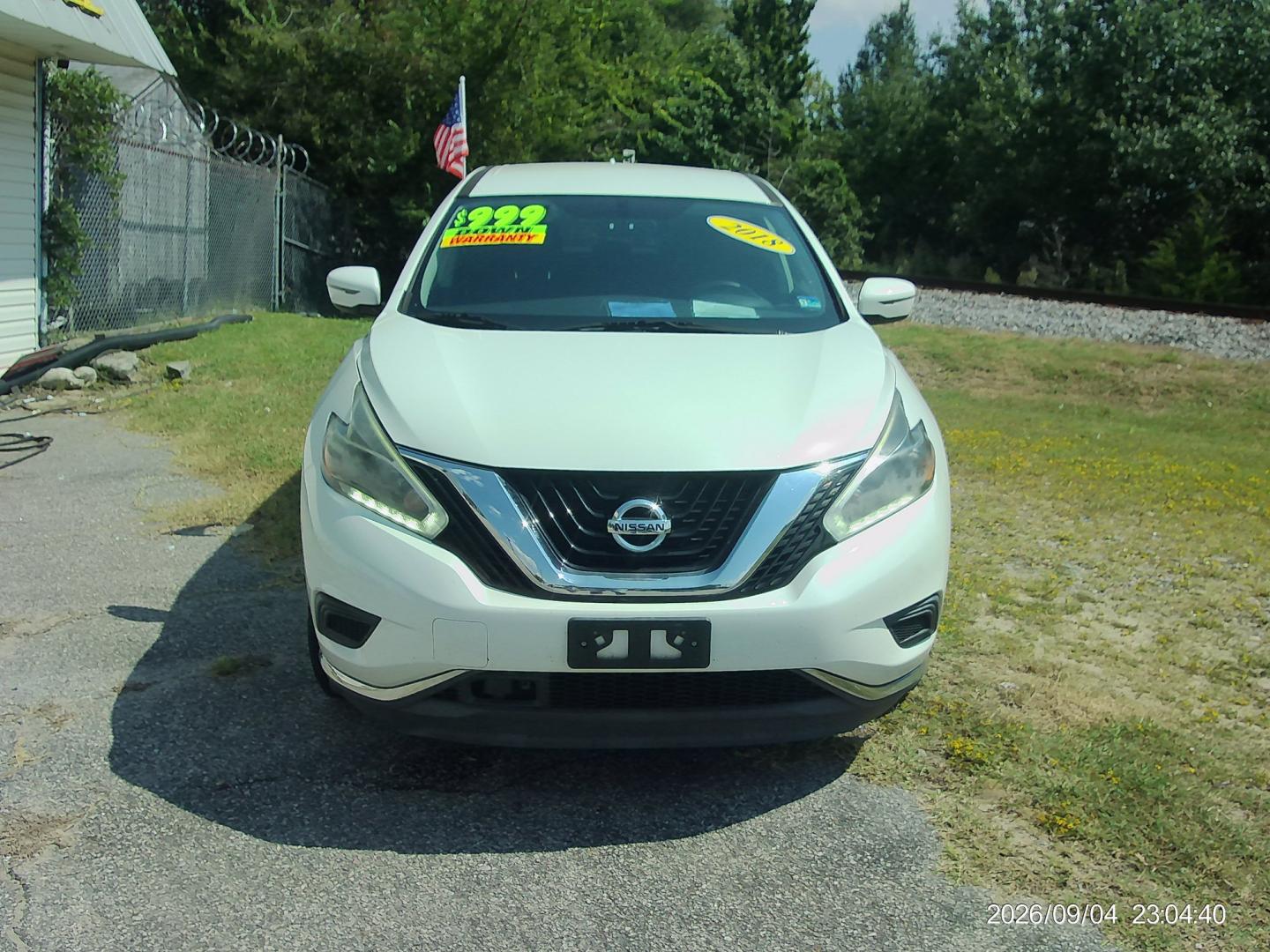 2018 White Nissan Murano Platinum AWD (5N1AZ2MH2JN) with an 3.5L V6 DOHC 24V engine, CVT transmission, located at 2553 Airline Blvd, Portsmouth, VA, 23701, (757) 488-8331, 36.813889, -76.357597 - ***VEHICLE TERMS*** Down Payment: $999 Weekly Payment: $115 APR: 23.9% Repayment Terms: 42 Months *** CALL ELIZABETH SMITH - DIRECTOR OF MARKETING @ 757-488-8331 TO SCHEDULE YOUR APPOINTMENT TODAY AND GET PRE-APPROVED RIGHT OVER THE PHONE***- Photo#2