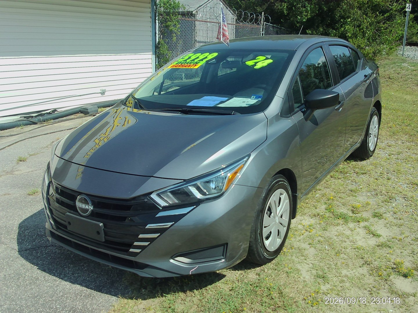 2024 Gray Nissan Versa S CVT (3N1CN8DV3RL) with an 1.6L L4 DOHC 16V engine, CVT transmission, located at 2553 Airline Blvd, Portsmouth, VA, 23701, (757) 488-8331, 36.813889, -76.357597 - ***VEHICLE TERMS*** Down Payment: $3999 Weekly Payment: $125 APR: 23.9% Repayment Terms: 42 Months *** CALL ELIZABETH SMITH - DIRECTOR OF MARKETING @ 757-488-8331 TO SCHEDULE YOUR APPOINTMENT TODAY AND GET PRE-APPROVED RIGHT OVER THE PHONE***- Photo#1