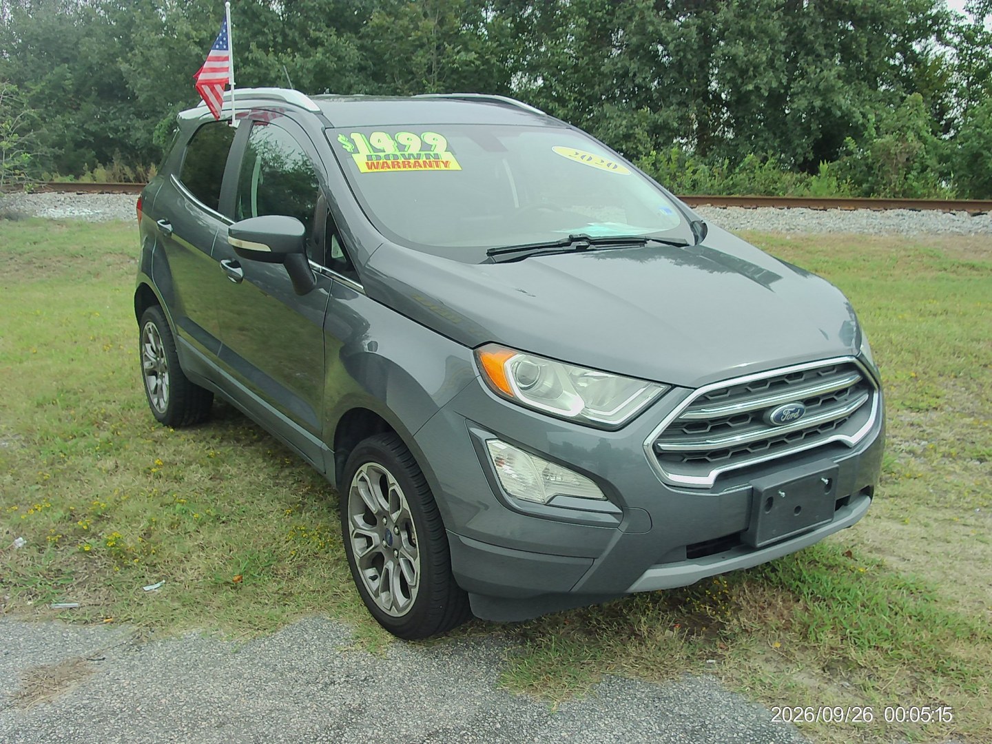 2020 Gray Ford EcoSport Titanium AWD (MAJ6S3KL2LC) with an 2.0L L4 DOHC 16V engine, 6A transmission, located at 2553 Airline Blvd, Portsmouth, VA, 23701, (757) 488-8331, 36.813889, -76.357597 - ***VEHICLE TERMS*** Down Payment: $1499 Weekly Payment: $125 APR: 23.9% Repayment Terms: 42 Months *** CALL ELIZABETH SMITH - DIRECTOR OF MARKETING @ 757-488-8331 TO SCHEDULE YOUR APPOINTMENT TODAY AND GET PRE-APPROVED RIGHT OVER THE PHONE***- Photo#3
