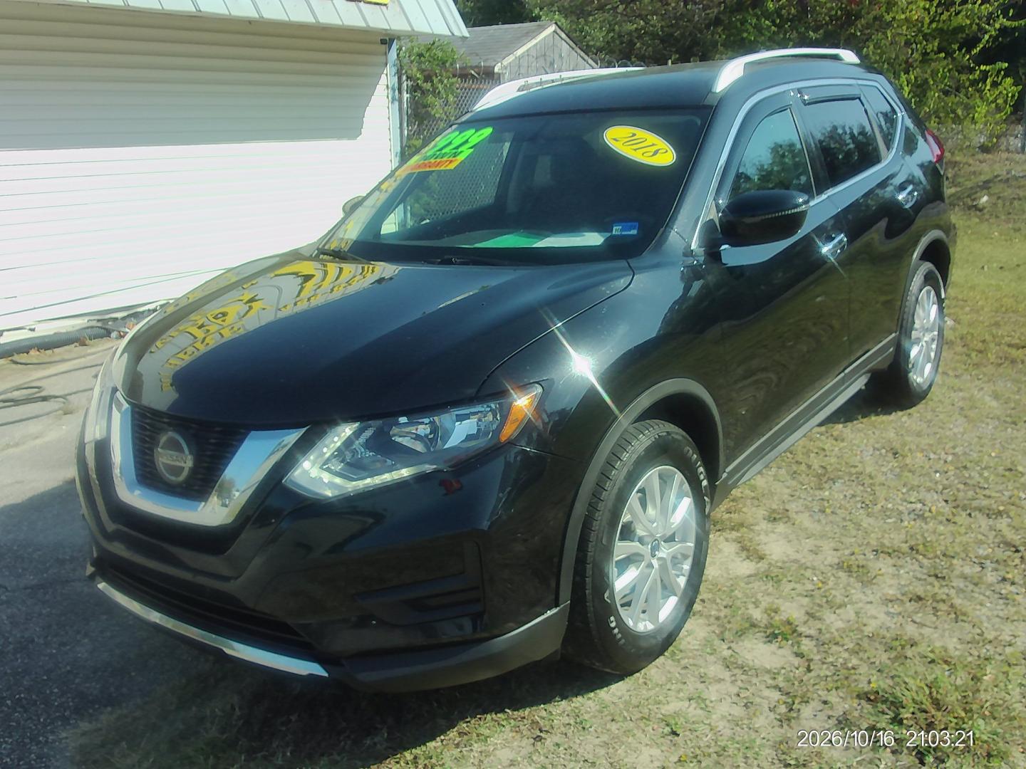 2018 Black Nissan Rogue S AWD (KNMAT2MV2JP) with an 2.5L L4 DOHC 16V engine, CVT transmission, located at 2553 Airline Blvd, Portsmouth, VA, 23701, (757) 488-8331, 36.813889, -76.357597 - ***VEHICLE TERMS*** Down Payment: $999 Weekly Payment: $125 APR: 23.9% Repayment Terms: 42 Months *** CALL ELIZABETH SMITH - DIRECTOR OF MARKETING @ 757-488-8331 TO SCHEDULE YOUR APPOINTMENT TODAY AND GET PRE-APPROVED RIGHT OVER THE PHONE***- Photo#1