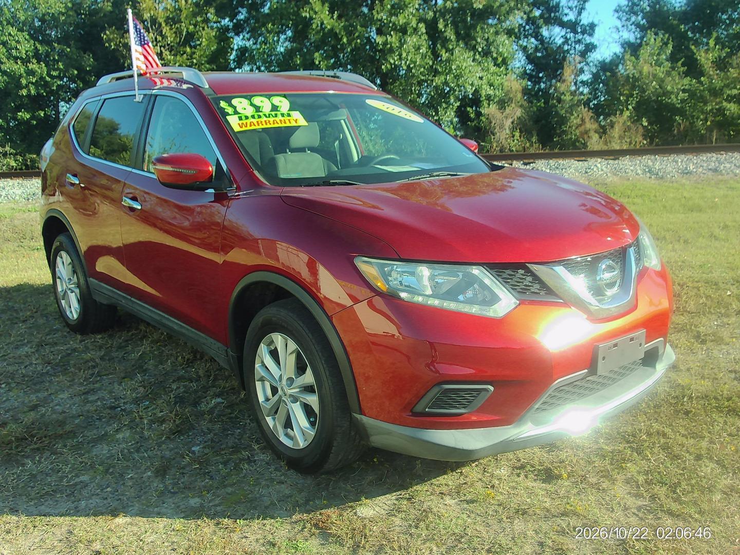 2016 Red Nissan Rogue SV AWD (KNMAT2MV6GP) with an 2.5L L4 DOHC 16V engine, CVT transmission, located at 2553 Airline Blvd, Portsmouth, VA, 23701, (757) 488-8331, 36.813889, -76.357597 - ***VEHICLE TERMS*** Down Payment: $899 Weekly Payment: $115 APR: 23.9% Repayment Terms: 42 Months *** CALL ELIZABETH SMITH - DIRECTOR OF MARKETING @ 757-488-8331 TO SCHEDULE YOUR APPOINTMENT TODAY AND GET PRE-APPROVED RIGHT OVER THE PHONE***- Photo#3